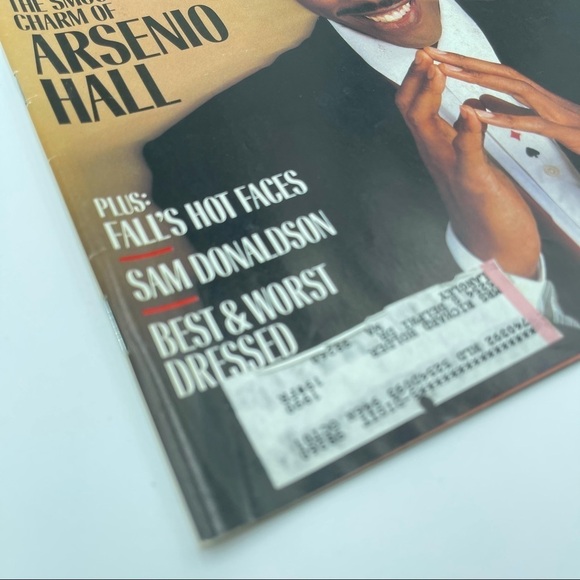 US Entertainment Magazine Arsenio Hall 1989 - Picture 2 of 7